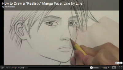 Mark Crilley Manga Face Video Screenshot